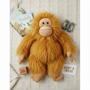 Giant Plush Orangutan Monkey Stuffed Animal Large‎ Orange Fuzzy Toy Kids